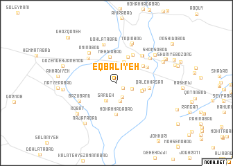 map of Eqbālīyeh