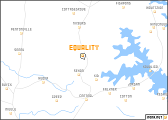 map of Equality