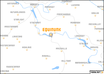 map of Equinunk