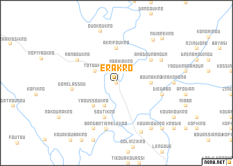 map of Erakro