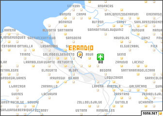 map of Erandio