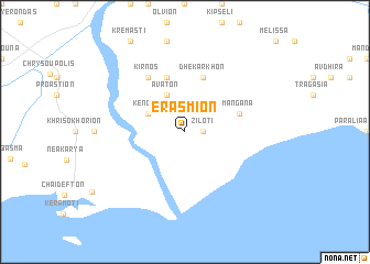 map of Erásmion