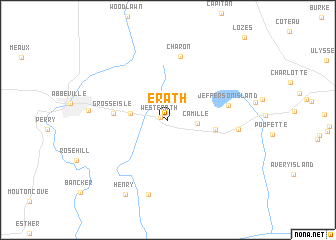 map of Erath