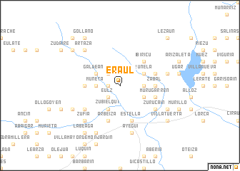 map of Eraul