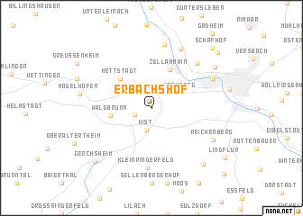 map of Erbachshof