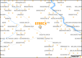 map of Erbach