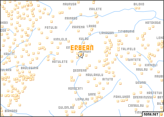 map of Erbean