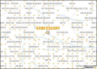 map of Erbersdorf