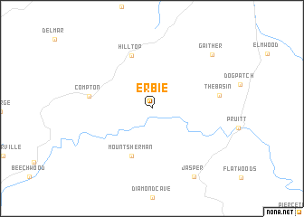map of Erbie