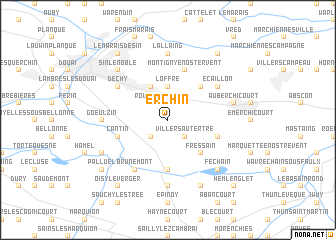 map of Erchin