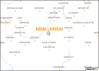 map of Erdallépuchi