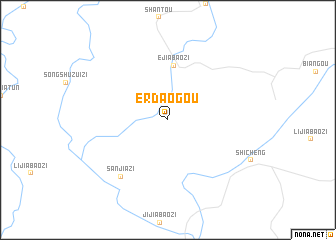 map of Erdaogou