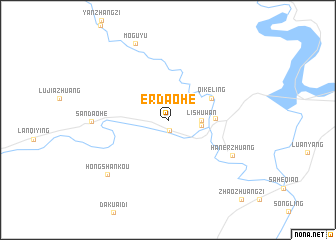 map of Erdaohe