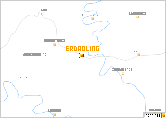 map of Erdaoling