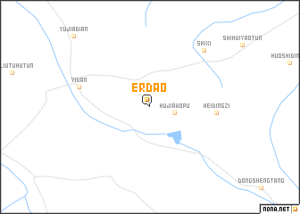 map of Erdao