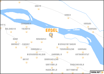 map of Erdelʼ