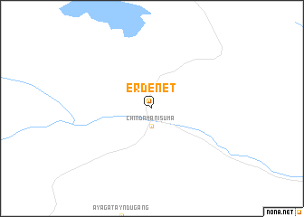 map of Erdenet