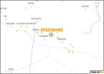 map of Erdeshkan