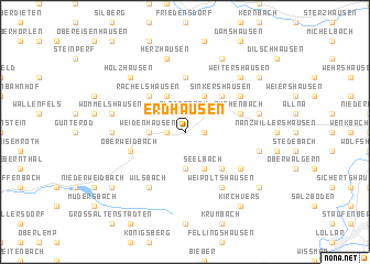 map of Erdhausen