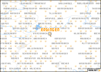 map of Erdingen