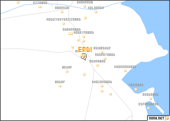 map of Erdī
