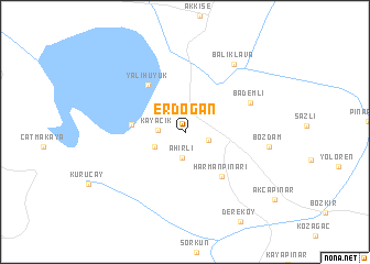 map of Erdoğan