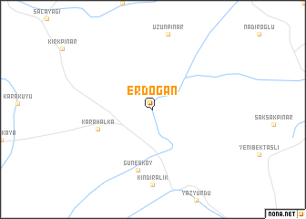 map of Erdoğan