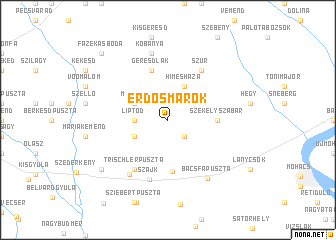 map of Erdősmárok