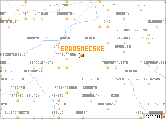 map of Erdősmecske