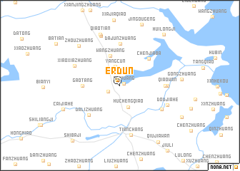 map of Erdun