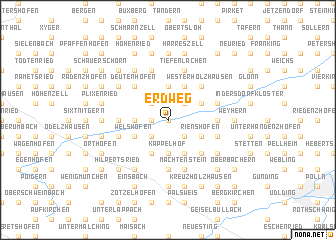 map of Erdweg