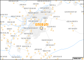 map of Erebuni