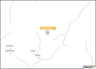 map of Erekebo