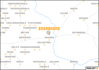 map of Erémakono