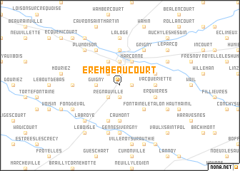 map of Érembeaucourt