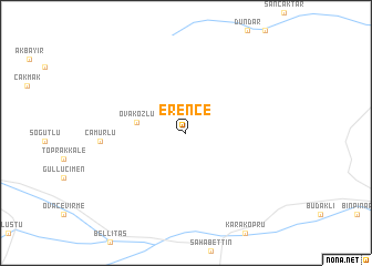 map of Erence