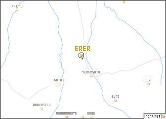 map of Ērer