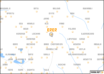 map of Ērer