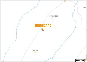 map of Eréscano