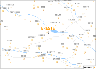 map of Ereste