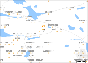 map of Eret