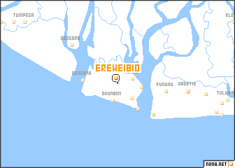 map of Ereweibio