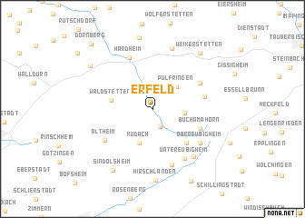 map of Erfeld