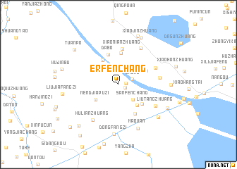 map of Erfenchang