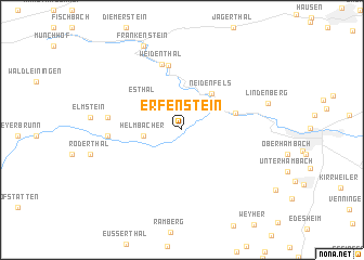 map of Erfenstein
