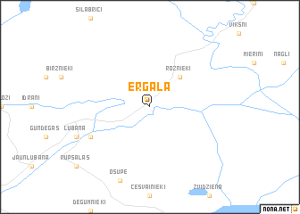 map of Ergala