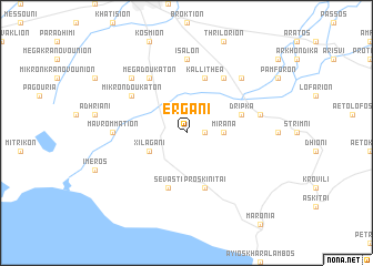 map of Ergáni