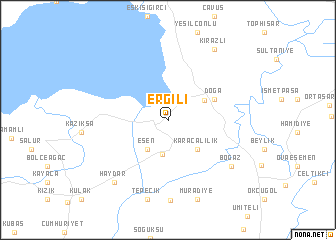 map of Ergili