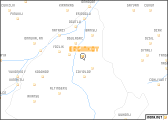 map of Erginköy