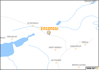 map of Ergongdi